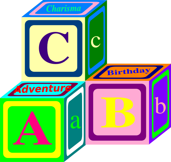 600x569 Abc 3d Tetris Blocks Svg S Art Vector Clip Art