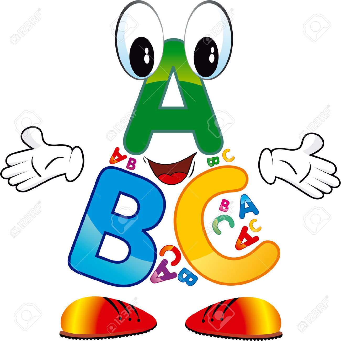 1300x1300 Abc 123 Clipart Free Collection