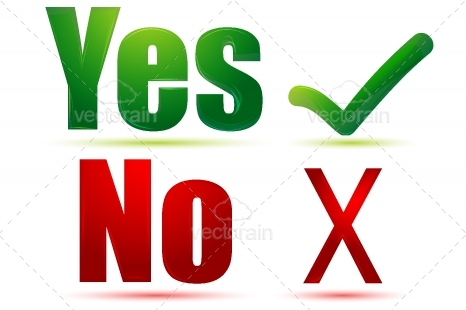 466x310 Yes Or No Clipart
