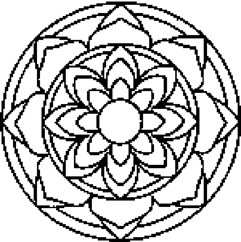 795x800 Free Printable Abstract Coloring Pages For Adults