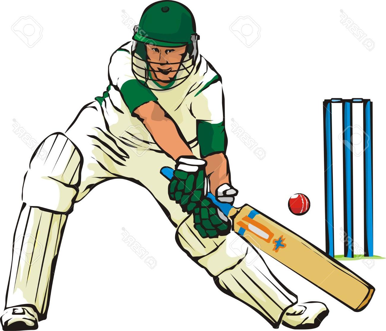 1300x1115 Best Playing Cricket Clip Art Cdr Free Vector Art, Images