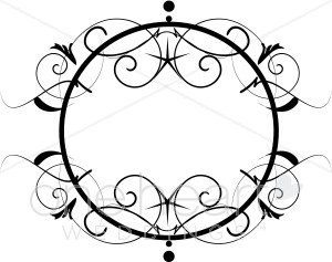 300x237 Clipart Chandelier Accent Wedding Borders