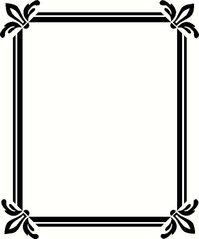 400x480 Accent Border Vinyl Decal Borders Amp Frames Vinyl Decals