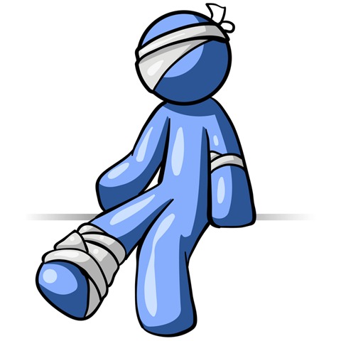 480x480 Injured Clipart