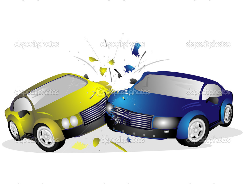 1024x768 Cartoon Car Crash Clipart