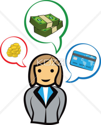 325x400 Women Clipart Accountant