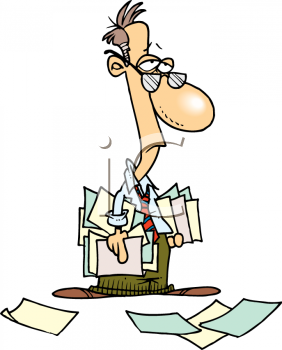 282x350 Funny Accounting Clipart
