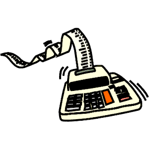 300x300 Adding Machine Clipart