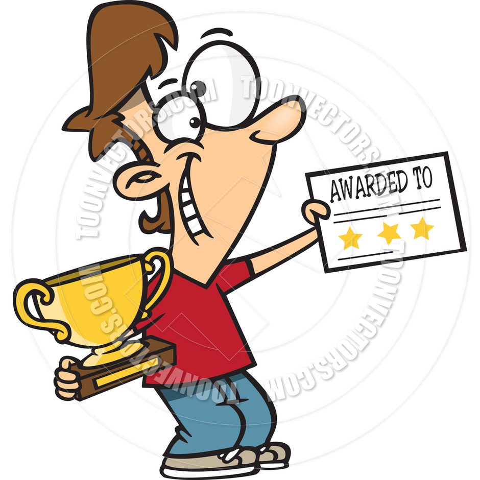 940x940 Cartoon Boy Achievement By Ron Leishman Toon Vectors Eps