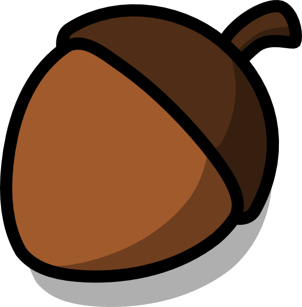 588x599 Acorn Clip Art