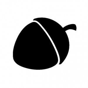 300x300 Acorn Clipart Silhouette