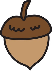 222x300 Acorn Clipart Simple
