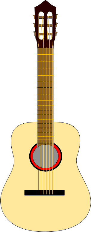 304x773 Acoustic Guitar Clip Art Cliparts