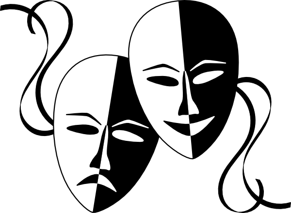 600x440 Acting Masks Clipart