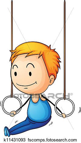 268x470 Clipart Of Active Kid K11431093