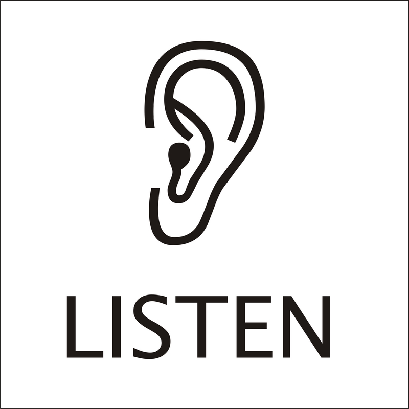 800x800 Active Listening Clipart