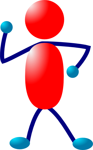 372x598 Active Man Clip Art