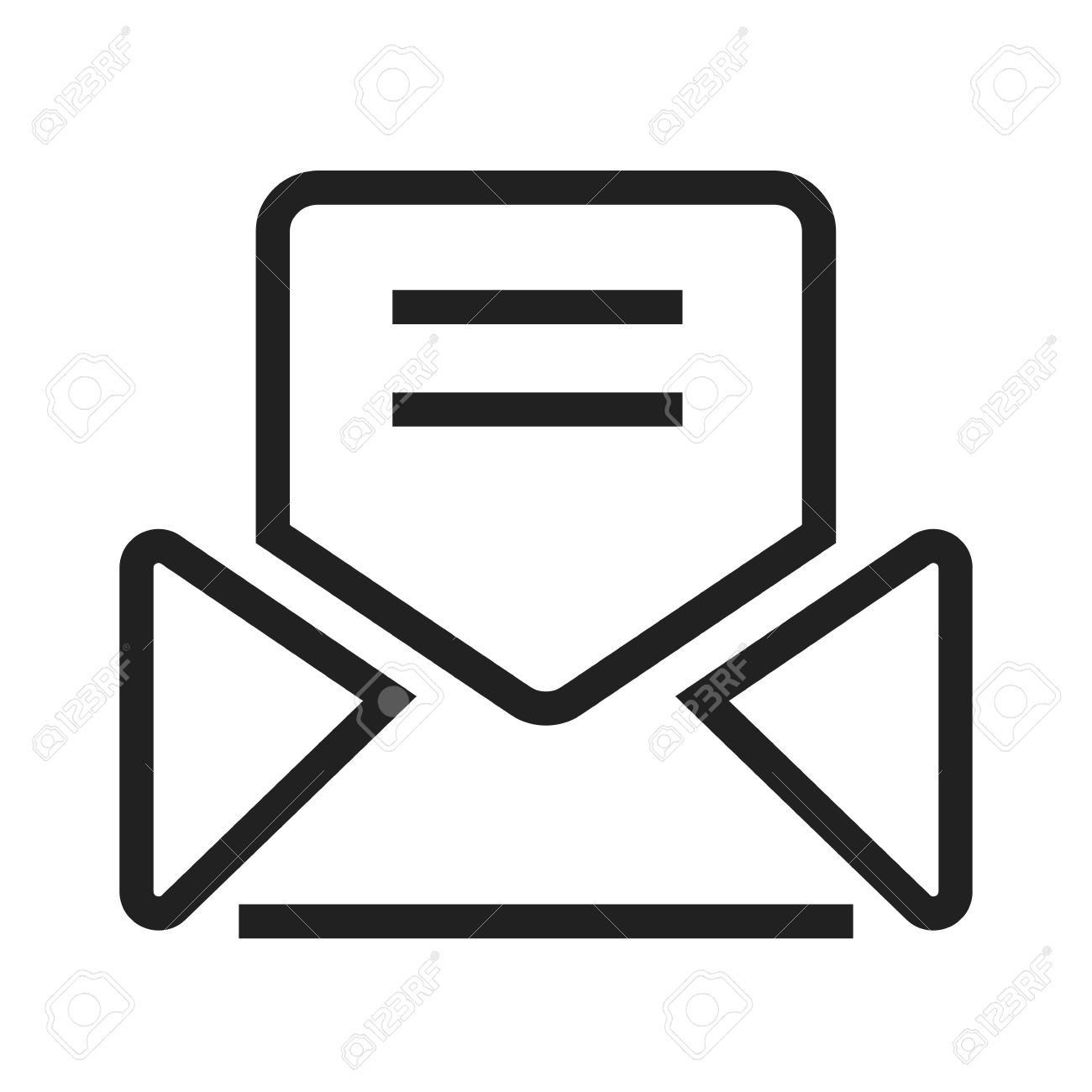 1300x1300 Message Clipart Address