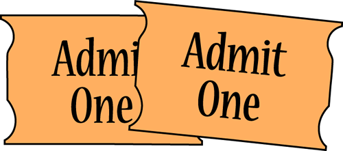 500x221 Clipart Movie Ticket