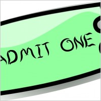 200x200 Free Admission Ticket Clip Art
