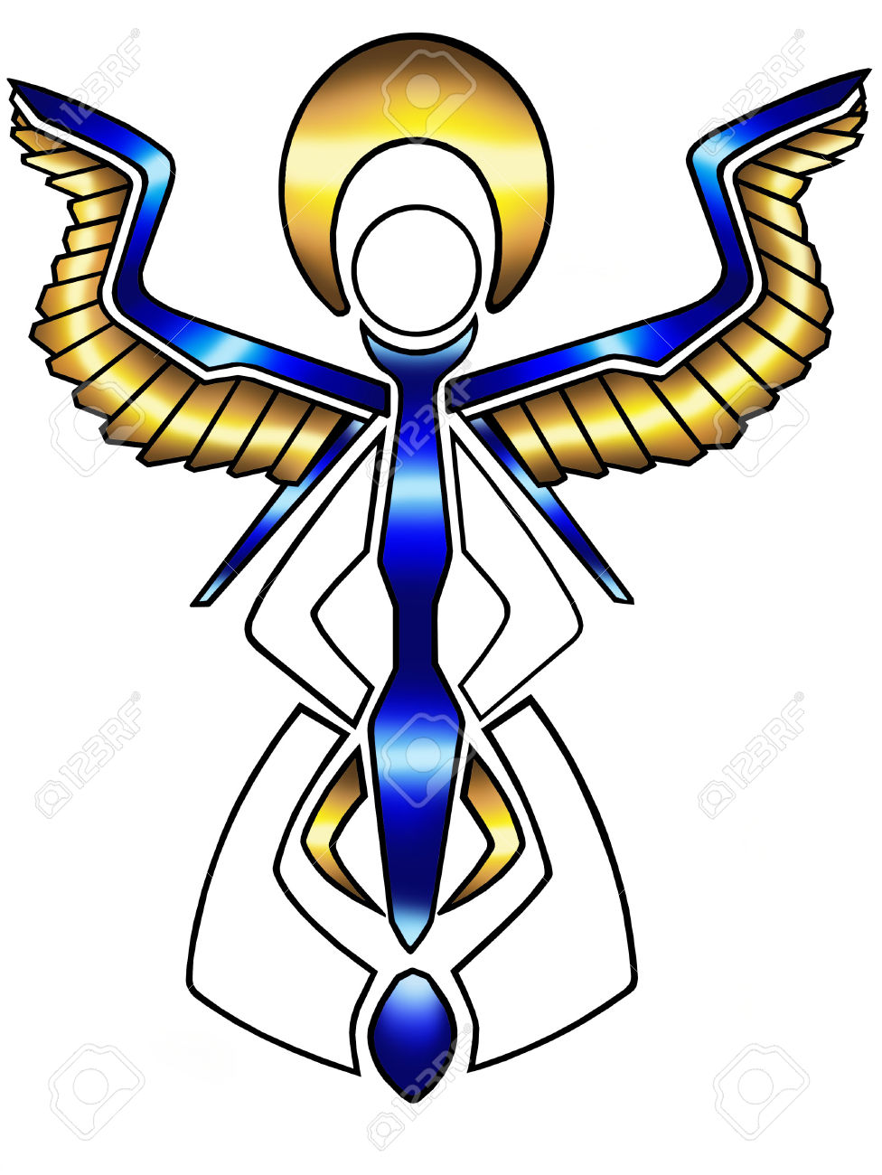 976x1300 Angel Clipart Abstract