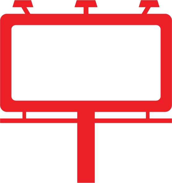 555x590 Advertisement Clipart Billboard