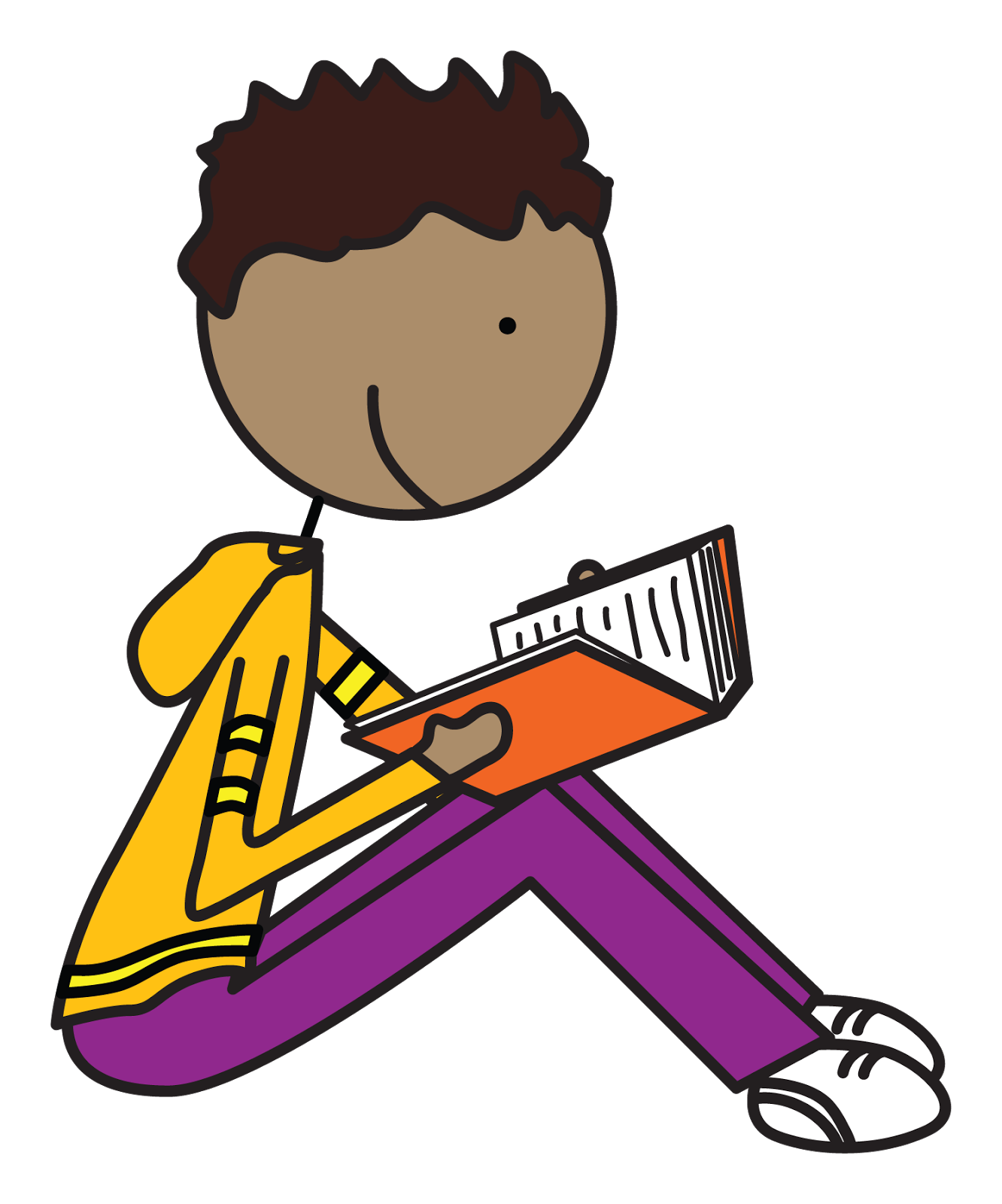 1332x1600 Child Reading Adult Reading Clipart