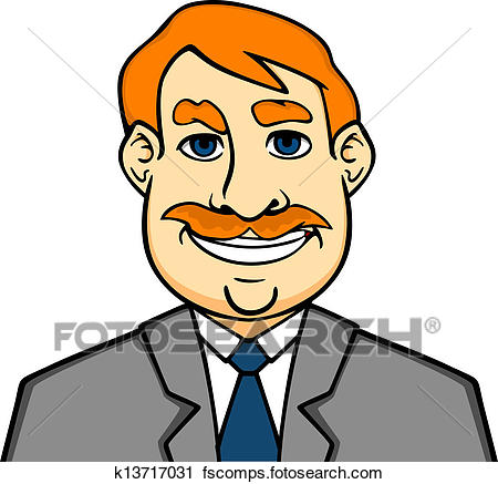 450x437 Clipart Of Adult Smiling Man K13717031