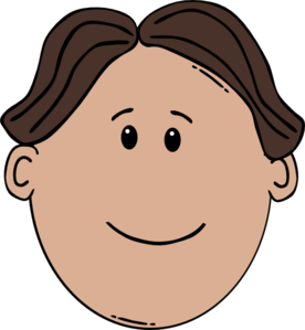 276x299 Man Face Cartoon Clip Art