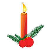 170x170 Advent Candle Clip Art