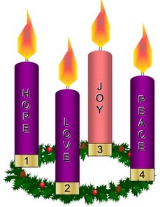 236x296 Advent Wreath Candles Order
