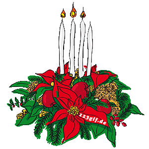 300x300 Advent Wreath Clipart