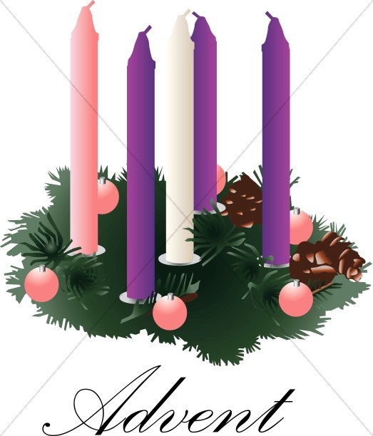 523x612 Advent Wreath Clipart