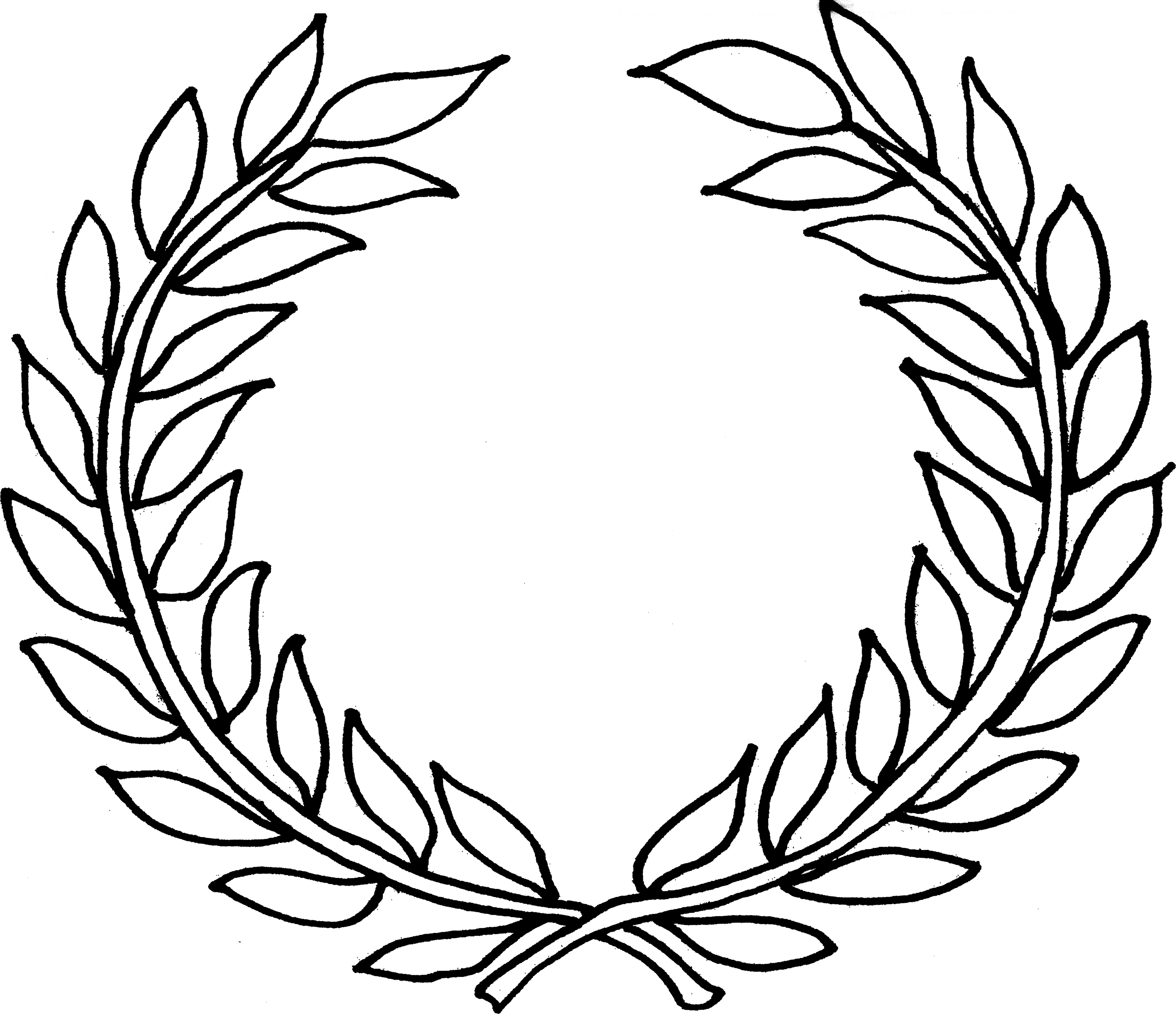 3000x2586 Laurel Wreath Clipart