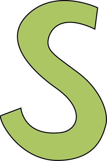 365x550 Clipart Of Letter S