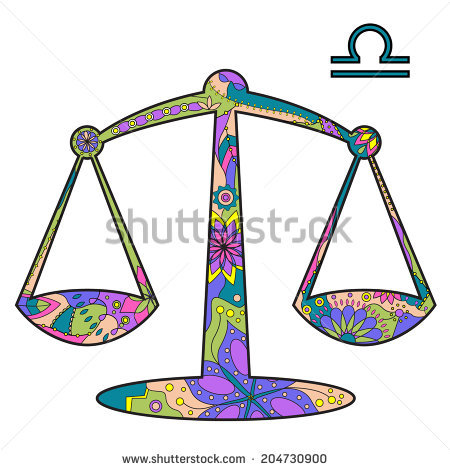 450x470 Libra Clipart Vector
