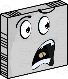 236x272 Yellow Mushroom With Circle Decorated Top And Surprised Open Mouth