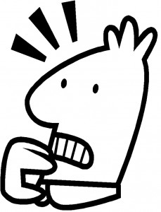 229x300 Afraid Clipart