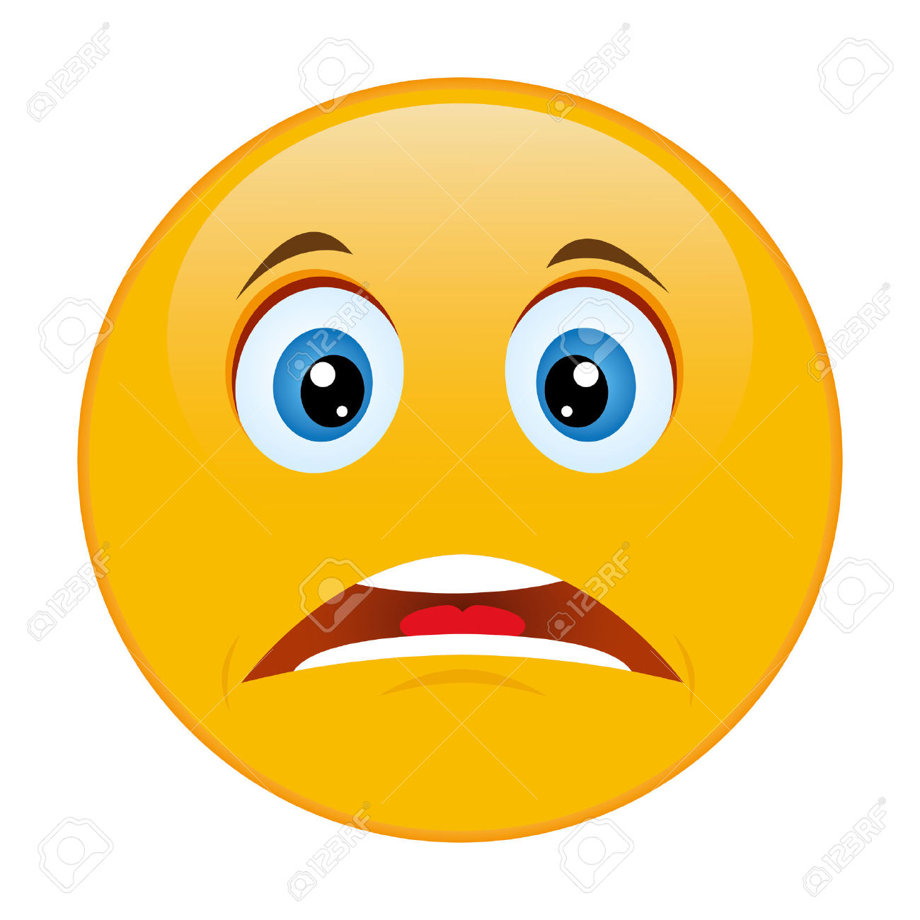 1300x1300 Cartoon Emotions Faces Pencil Emotions Clipart Afraid Face