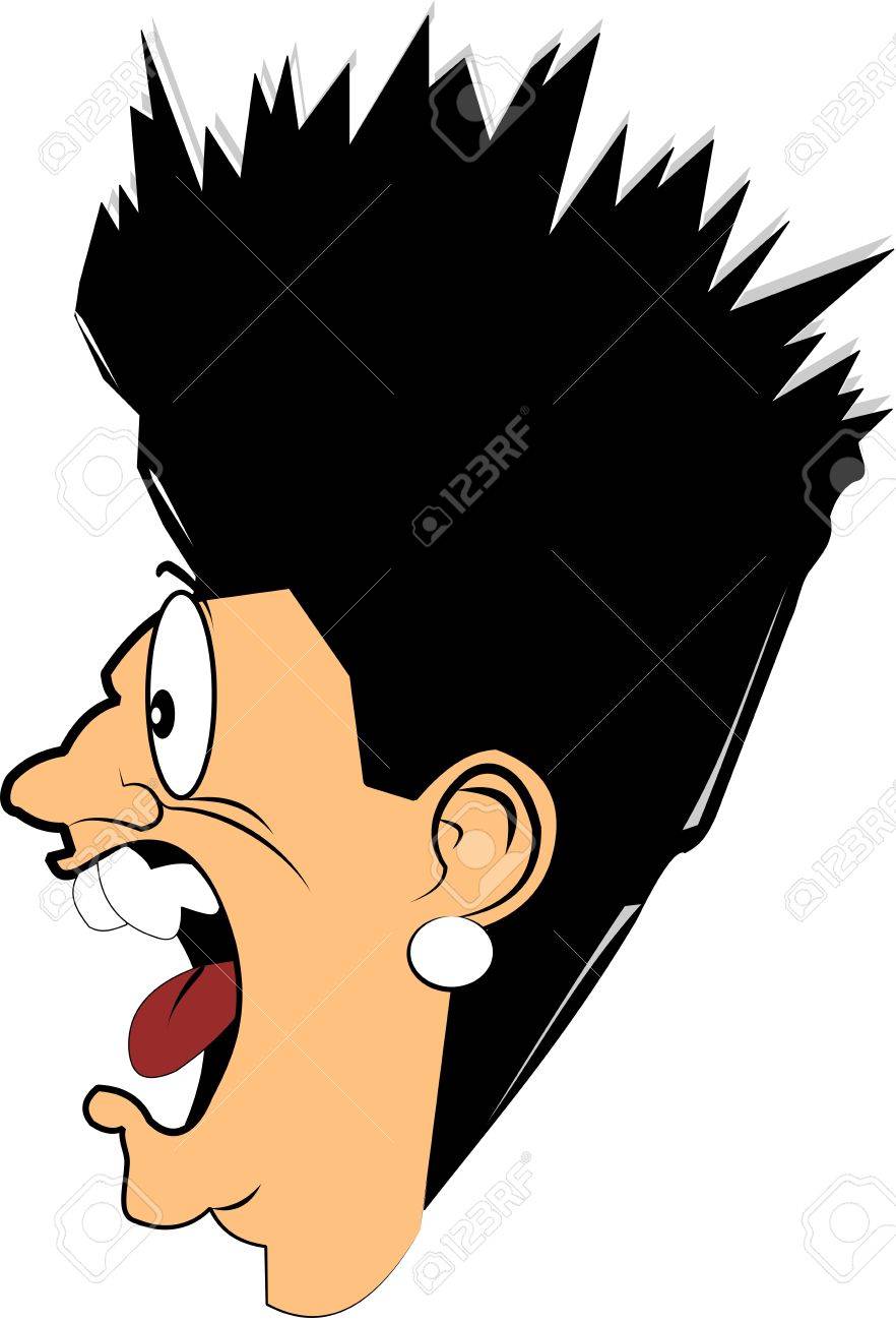 882x1300 4,682 Woman Screaming Stock Vector Illustration And Royalty Free