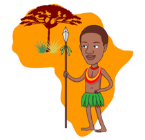 210x202 Free Africa Clipart