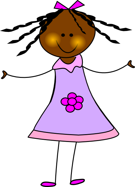 432x598 African American Baby Clipart