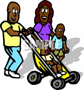 279x300 Art Image A Smiling African American Family