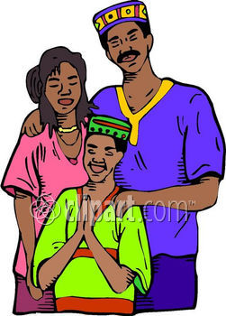 251x350 African American Family Prayer Clipart Cliparthut