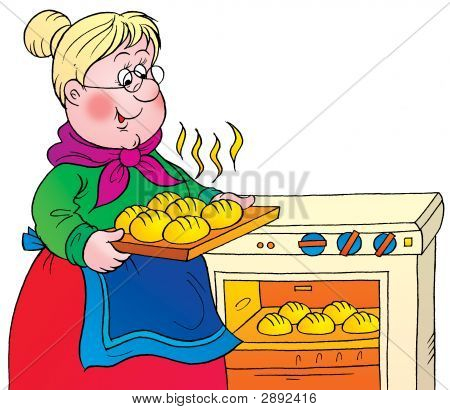 450x410 Graphics For Grandma Cooking Clip Art Graphics