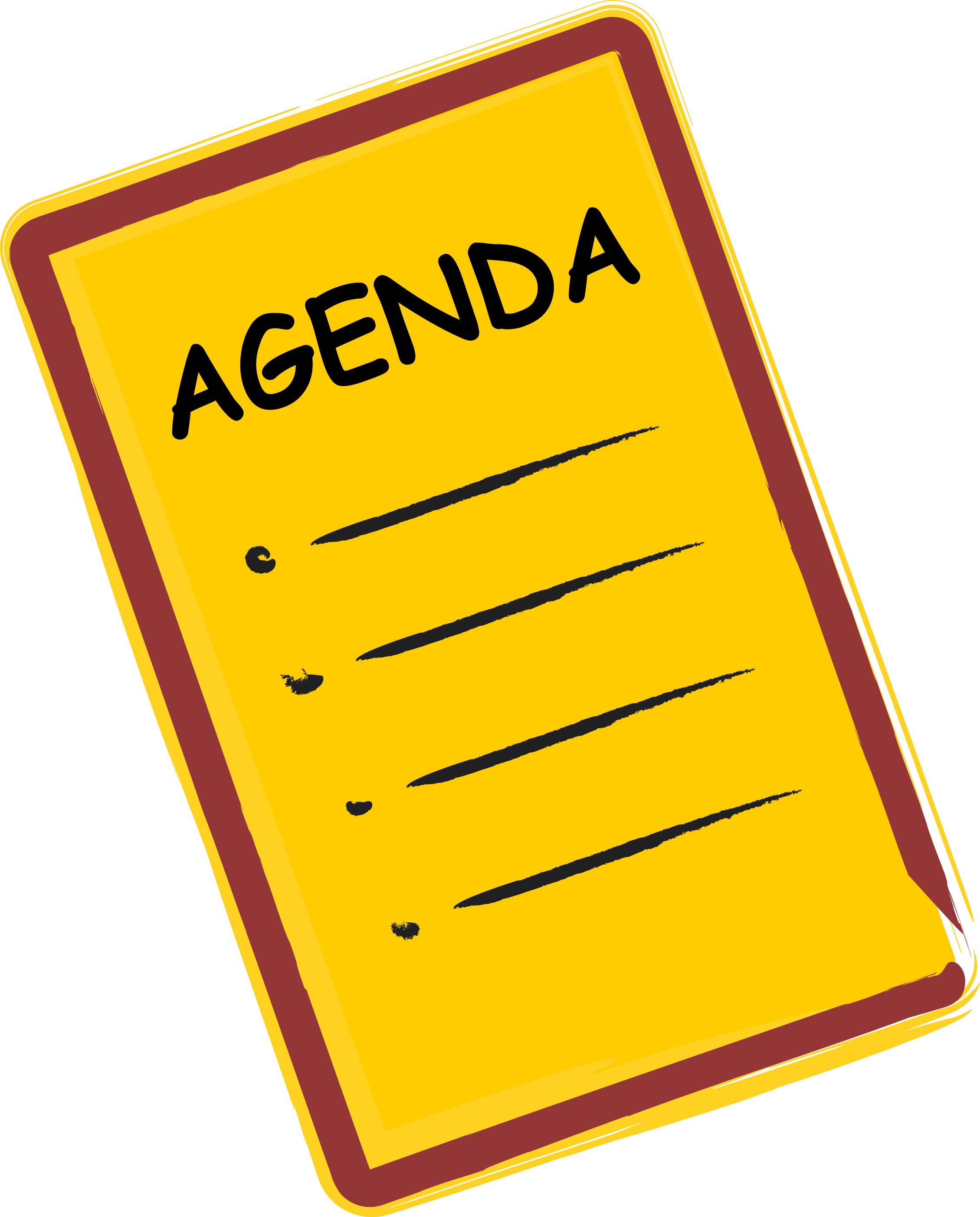 2259x2804 Agenda Clipart