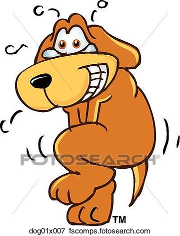 360x470 Clip Art Of Dog Embarrassed Dog01x007