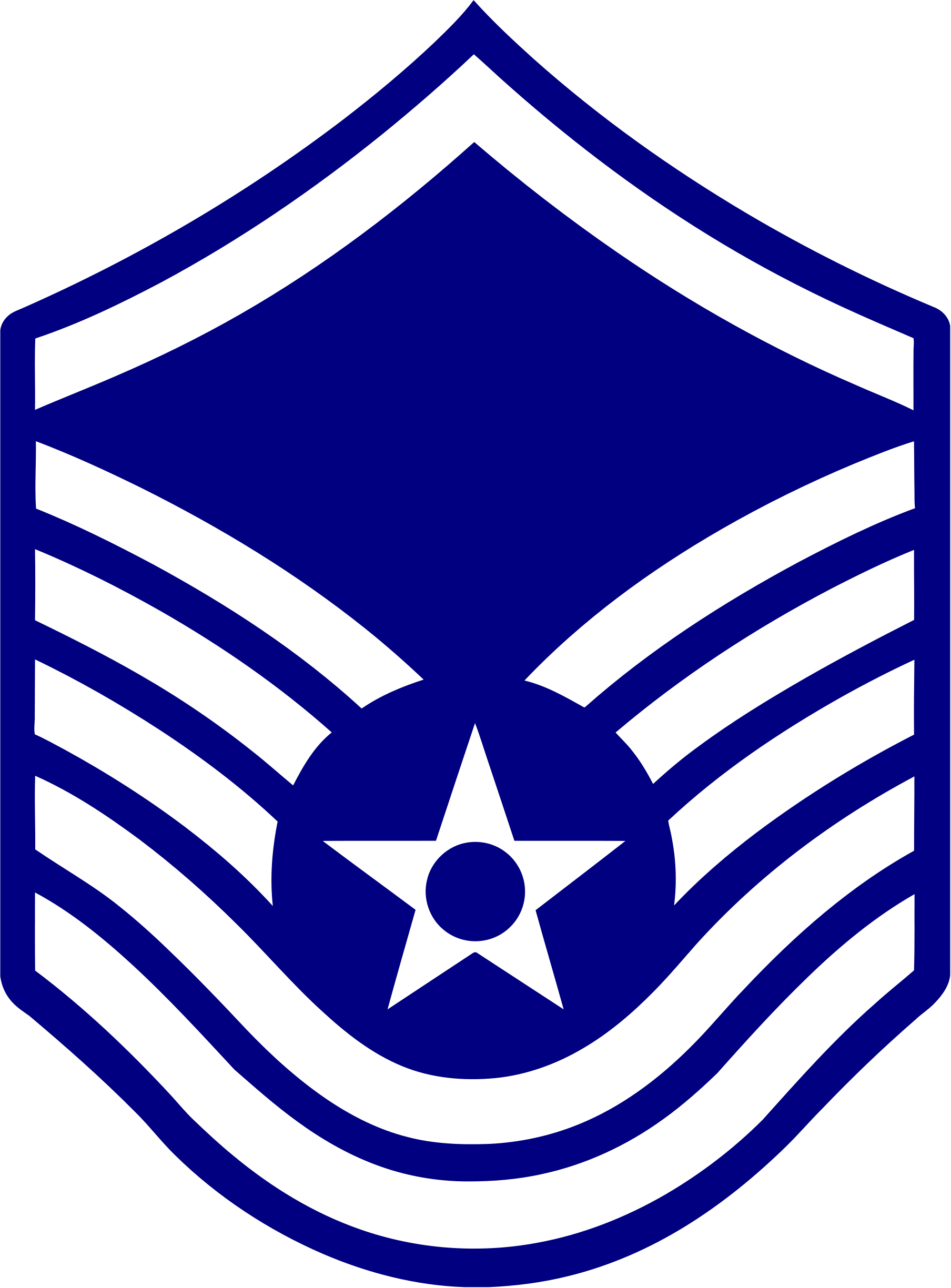 1808x2449 Air Force Master Sergeant Stripes Clipart
