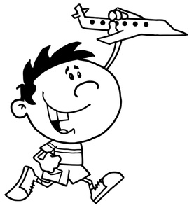 277x300 Boy Playing Clipart Image