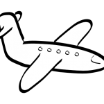 Airplane Black And White Clipart | Free download on ClipArtMag